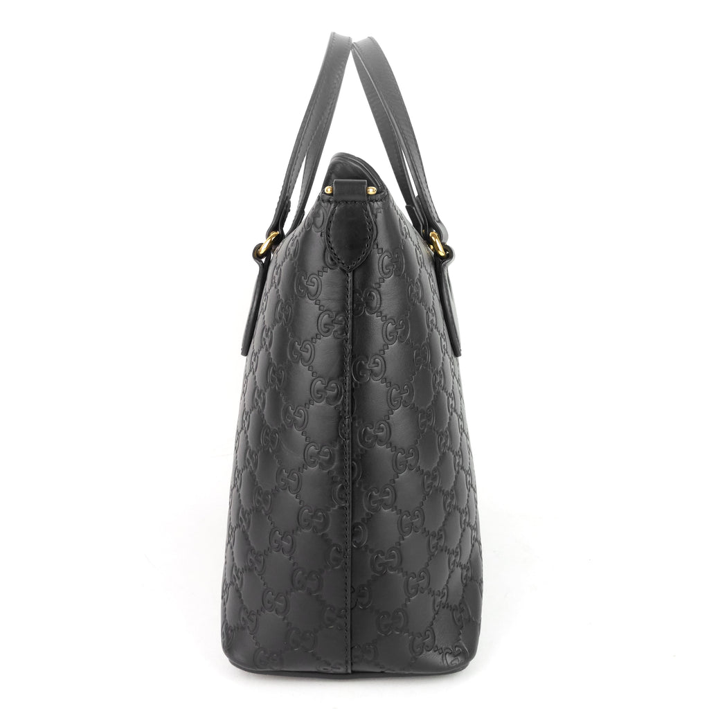 Gucci Signature Top Handle Guccissima Bag