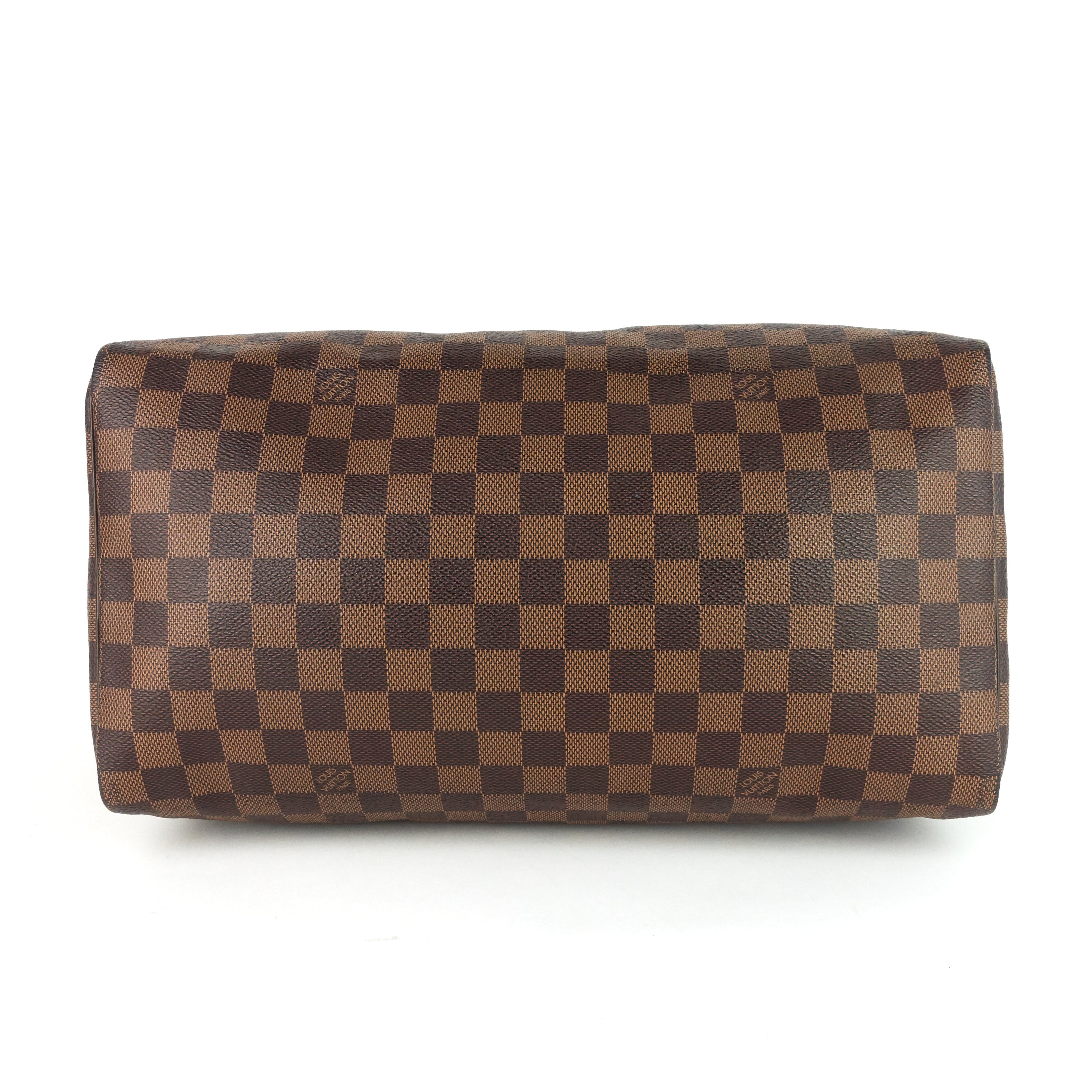 Louis Vuitto Speedy 35 Damier Ebene Canvas Bag