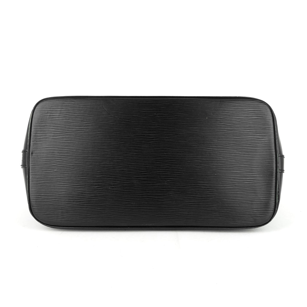 Louis Vuitto Alma Black Epi Leather Bag