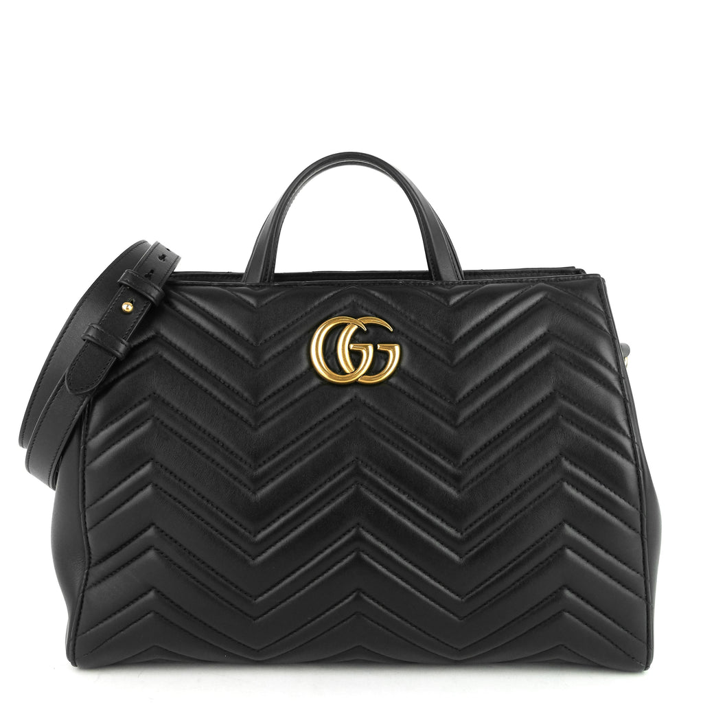 Gucci Marmont Medium MatelassÃ© Calfskin Tote Bag