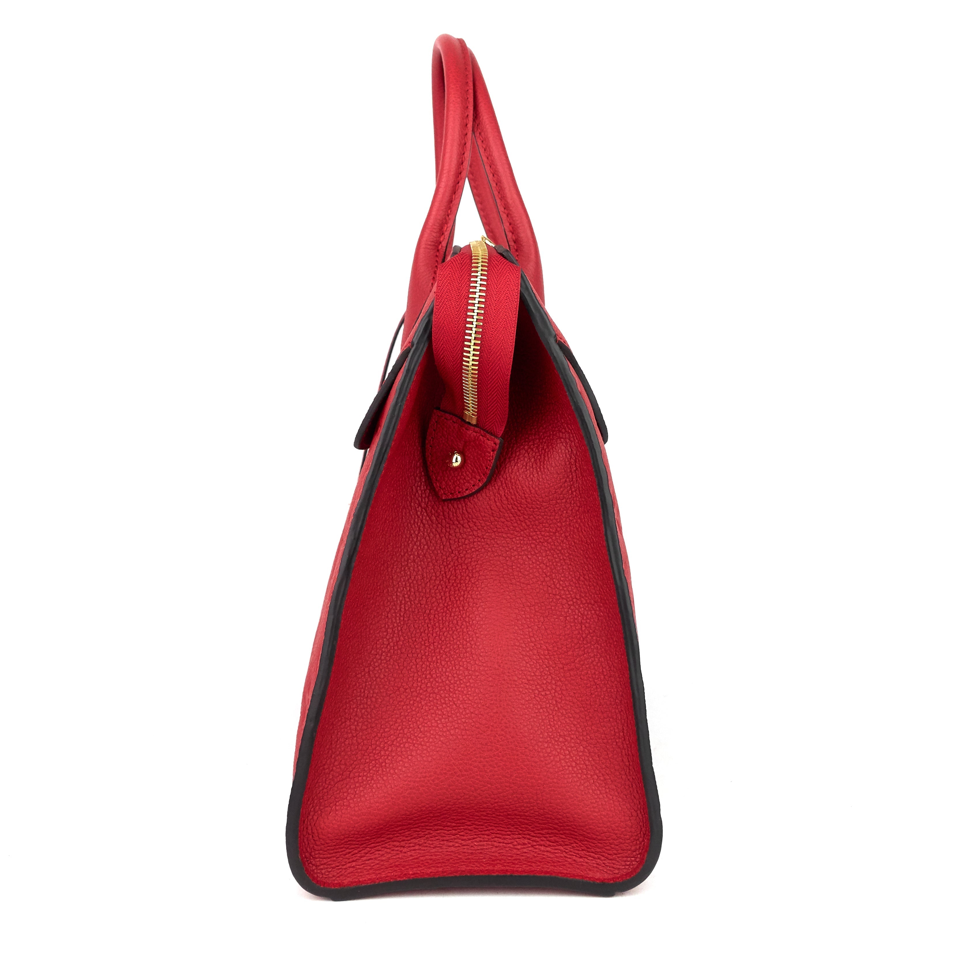 Louis Vuitto Pont-Neuf GM Red Monogram Empreinte Leather Bag
