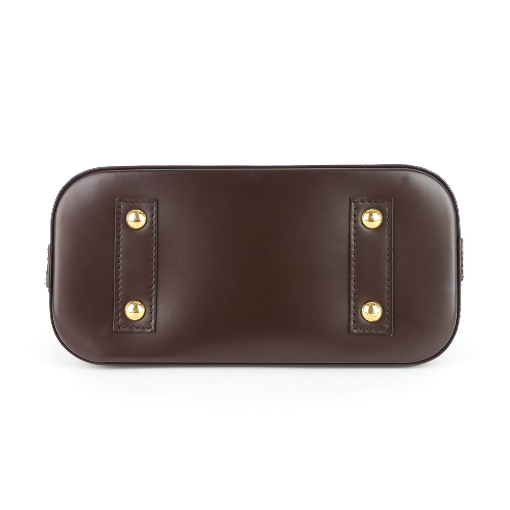 Louis Vuitto Alma BB Damier Ebene Canvas Handbag