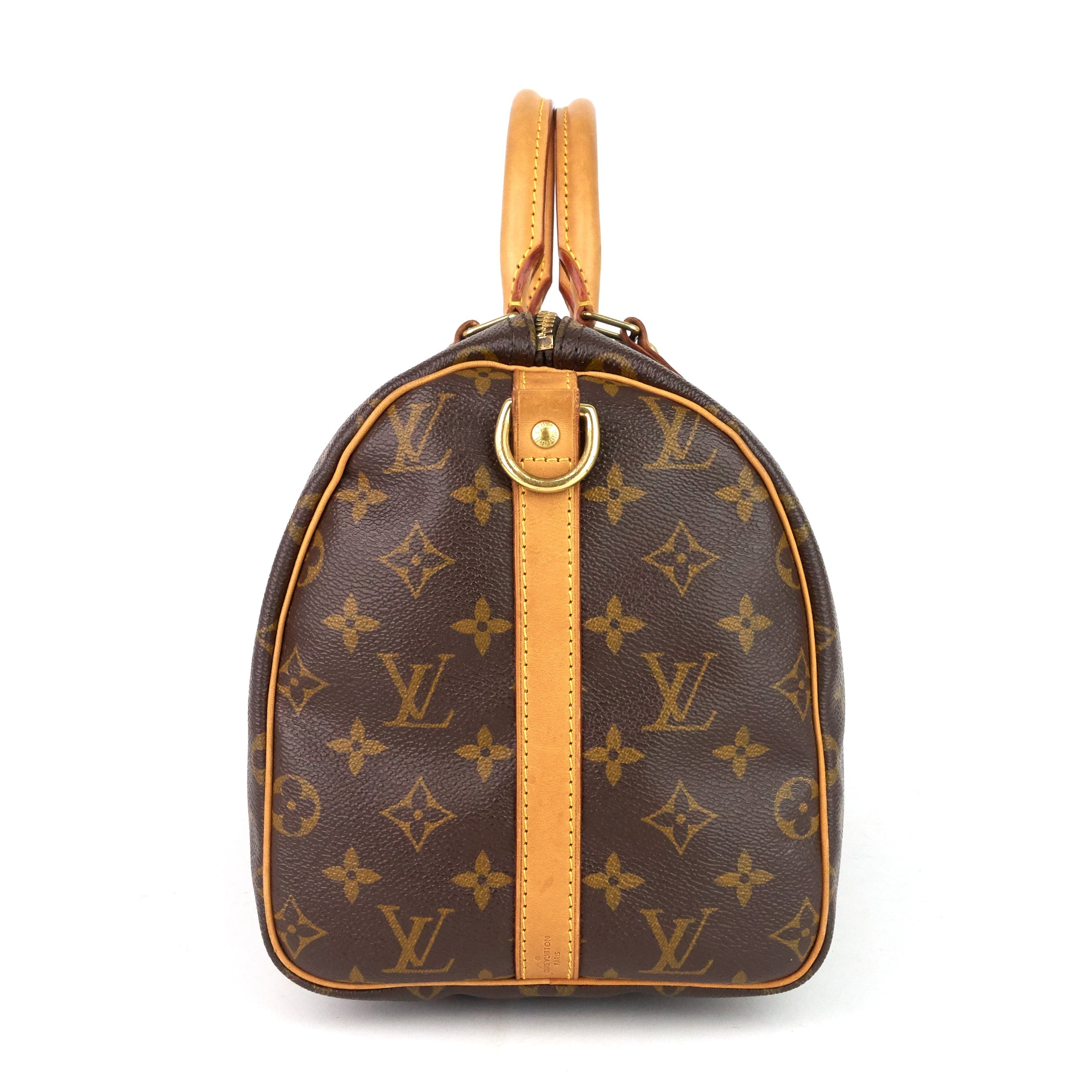 Louis Vuitto Speedy 30 Bandouliere Monogram Canvas Bag