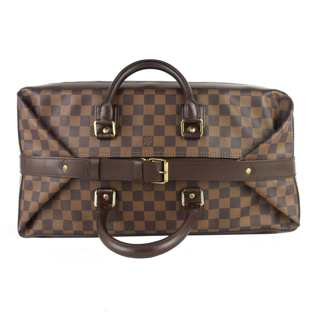 Louis Vuitto Grimaud Damier Ebene Canvas Weekender Bag