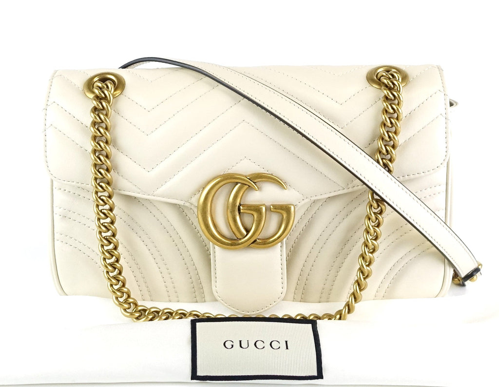 Gucci Marmont Matelasse Chevron Leather Small Bag