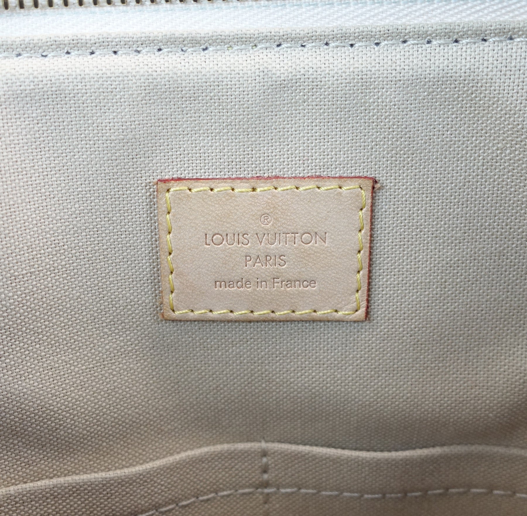 Louis Vuitto Siracusa GM Damier Azur Canvas Bag