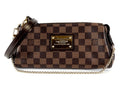 Louis Vuitto Eva Damier Ebene Canvas Shoulder Bag
