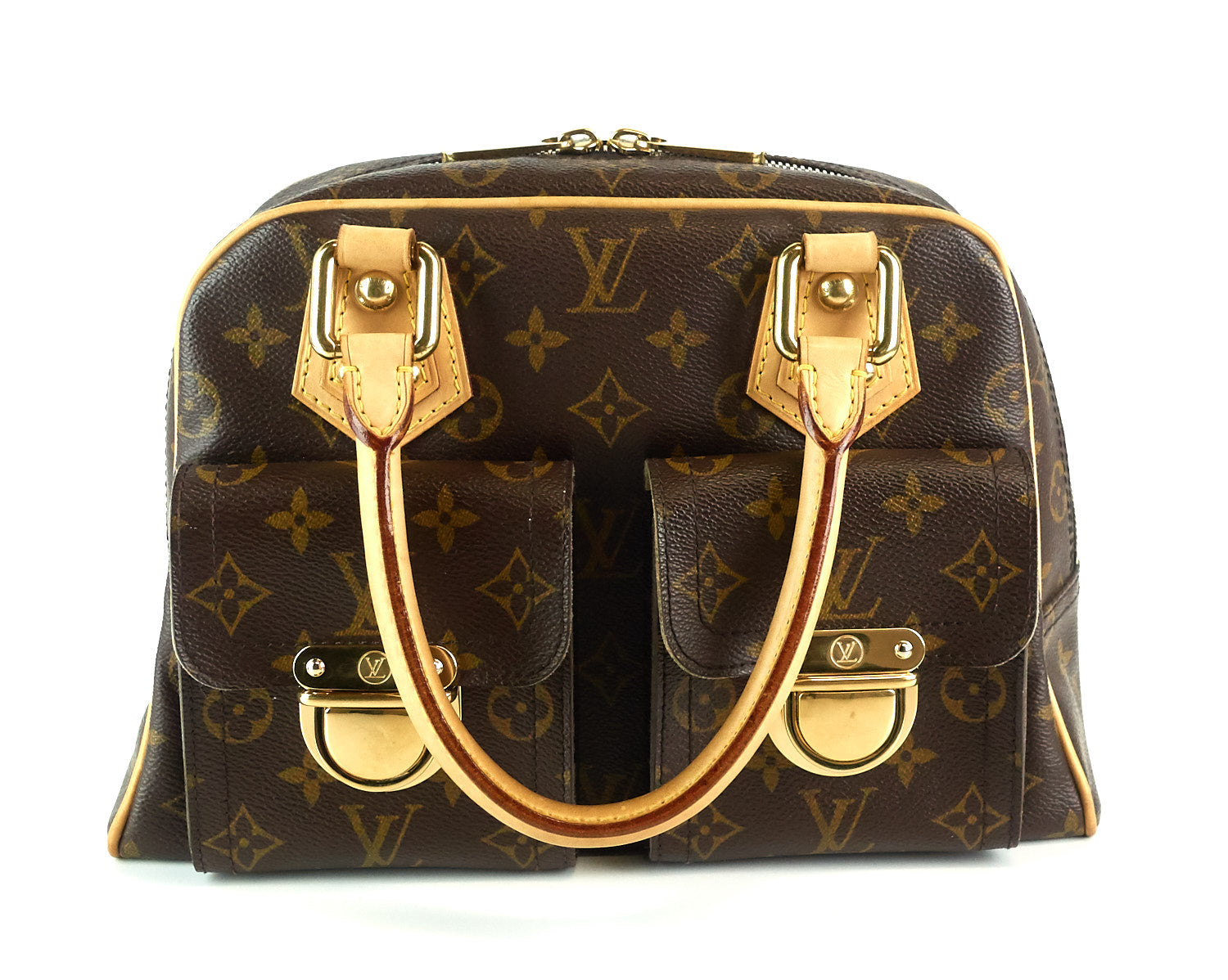 Louis Vuitto Manhattan PM Monogram Canvas Bag