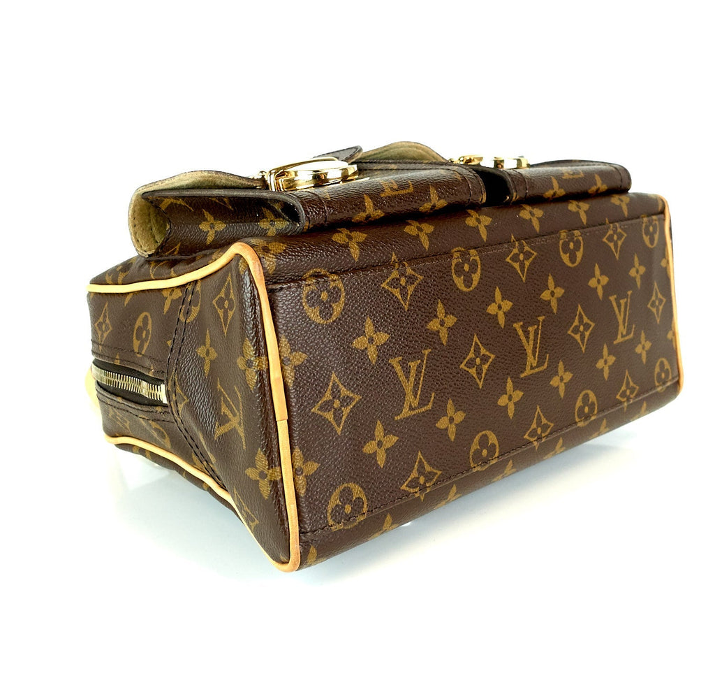 Louis Vuitto Manhattan PM Monogram Canvas Bag
