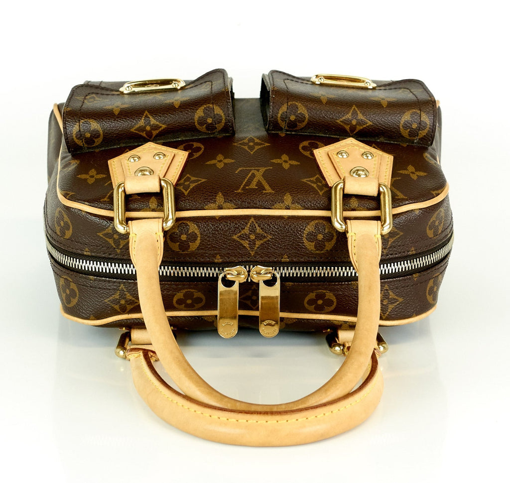 Louis Vuitto Manhattan PM Monogram Canvas Bag