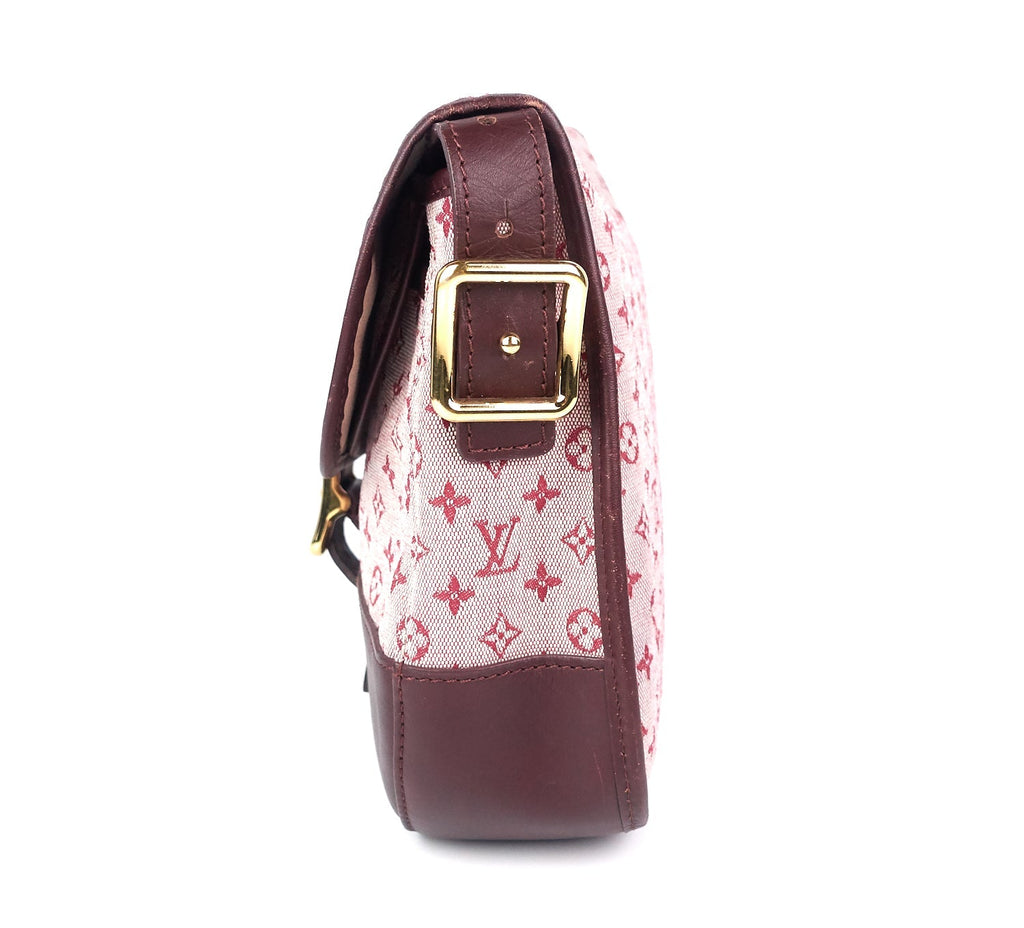 Louis Vuitto Berangere Mini Lin Canvas Messenger Bag
