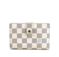 Louis Vuitto French Purse Damier Azur Canvas Wallet
