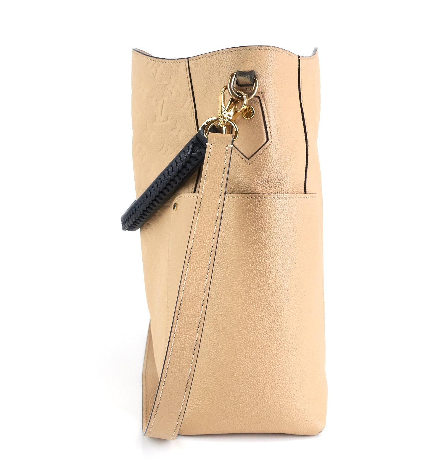 Louis Vuitto Bagatelle Monogram Empreinte Leather Hobo Bag