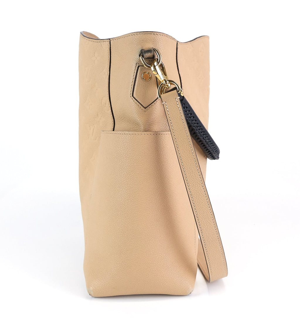 Louis Vuitto Bagatelle Monogram Empreinte Leather Hobo Bag