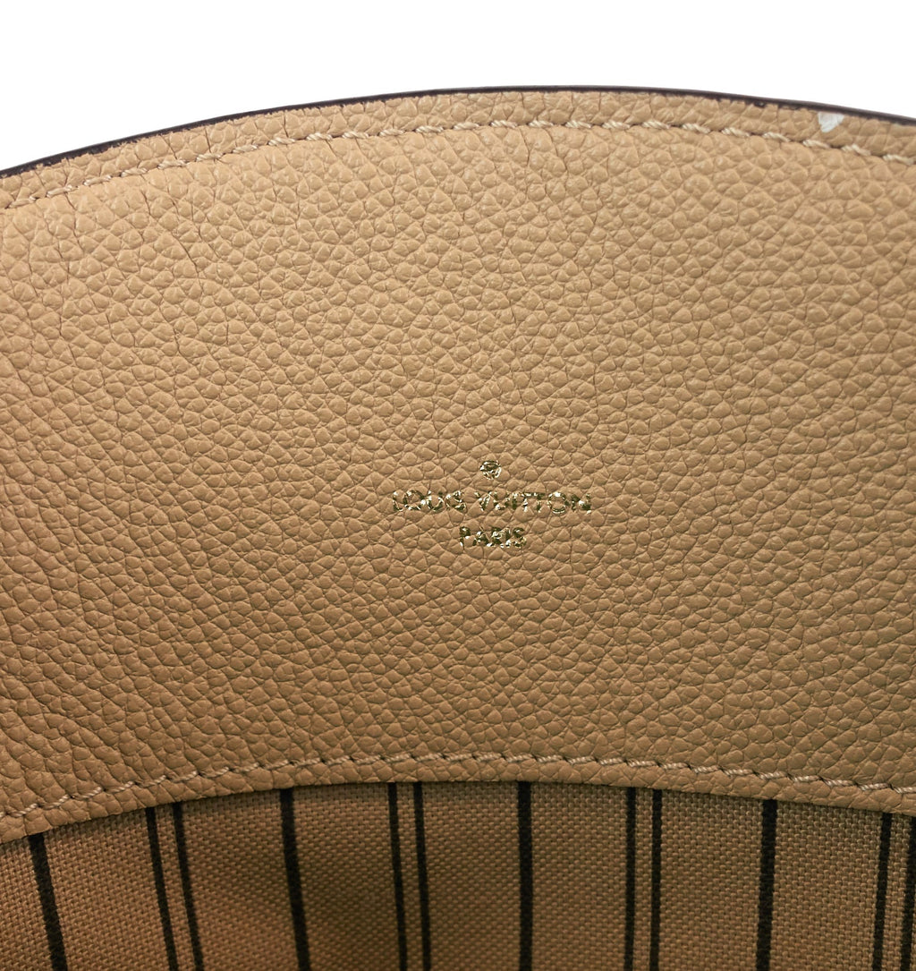 Louis Vuitto Bagatelle Monogram Empreinte Leather Hobo Bag