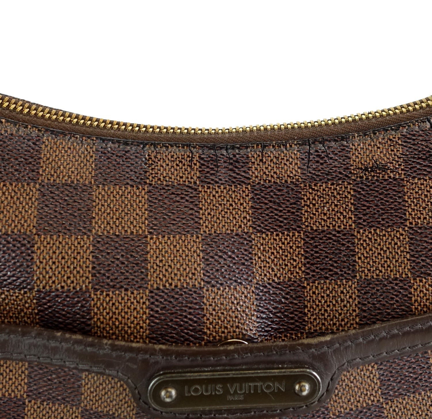 Louis Vuitto Bloomsbury PM Damier Ebene Canvas Bag