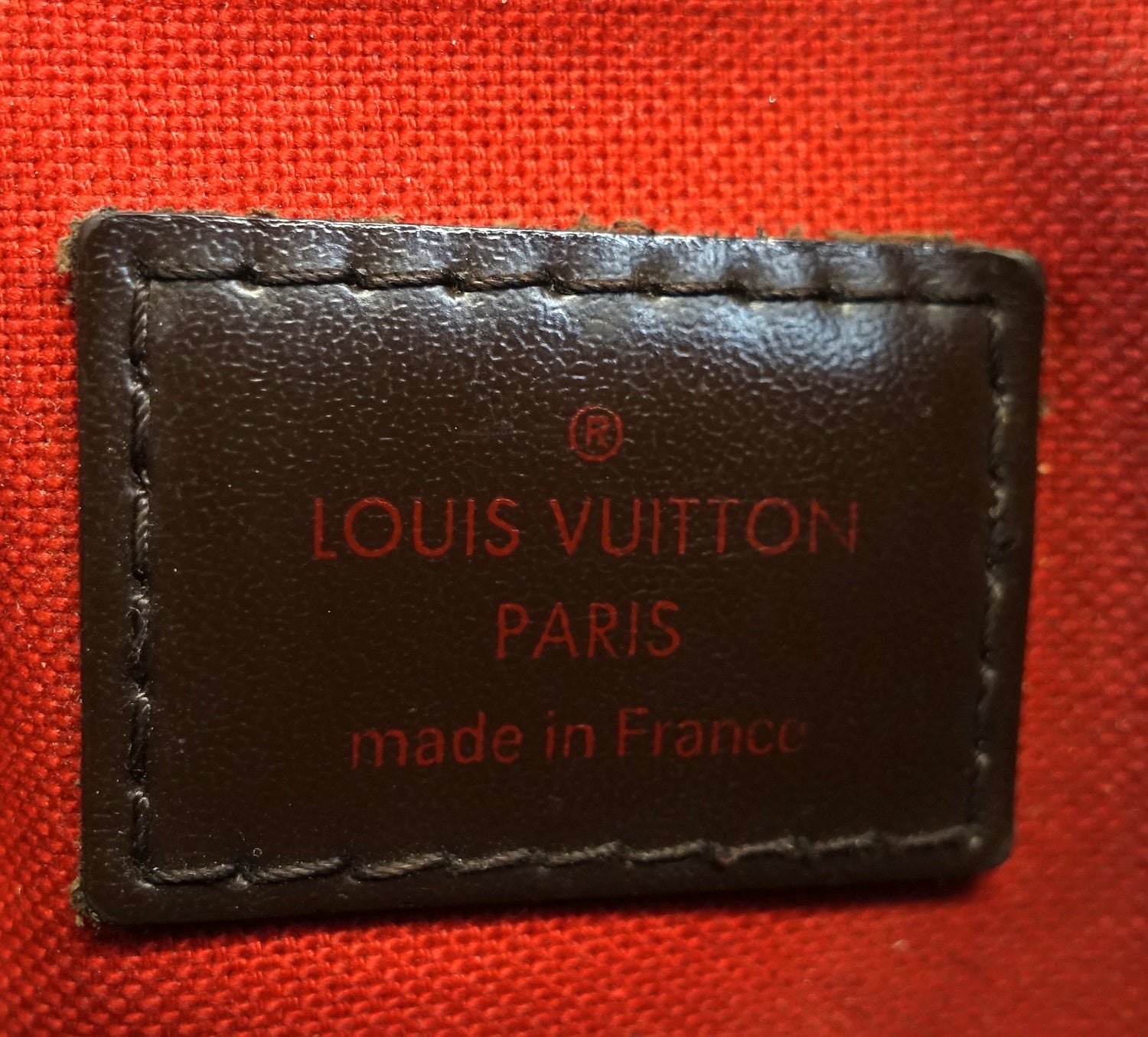 Louis Vuitto Bloomsbury PM Damier Ebene Canvas Bag