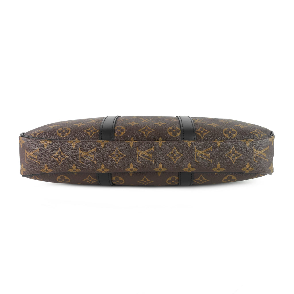 Louis Vuitto Porte-Documents Voyage PM Monogram Macassar Canvas Briefcase Bag
