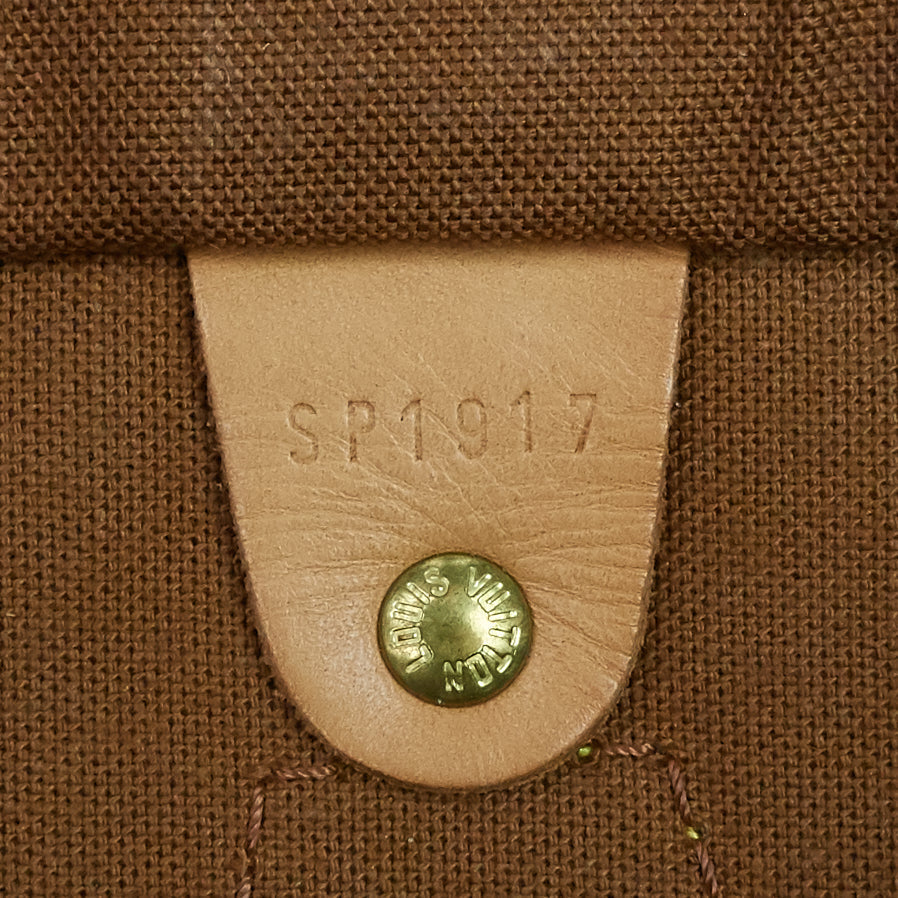 Louis Vuitto Speedy 35 Monogram Canvas Bag