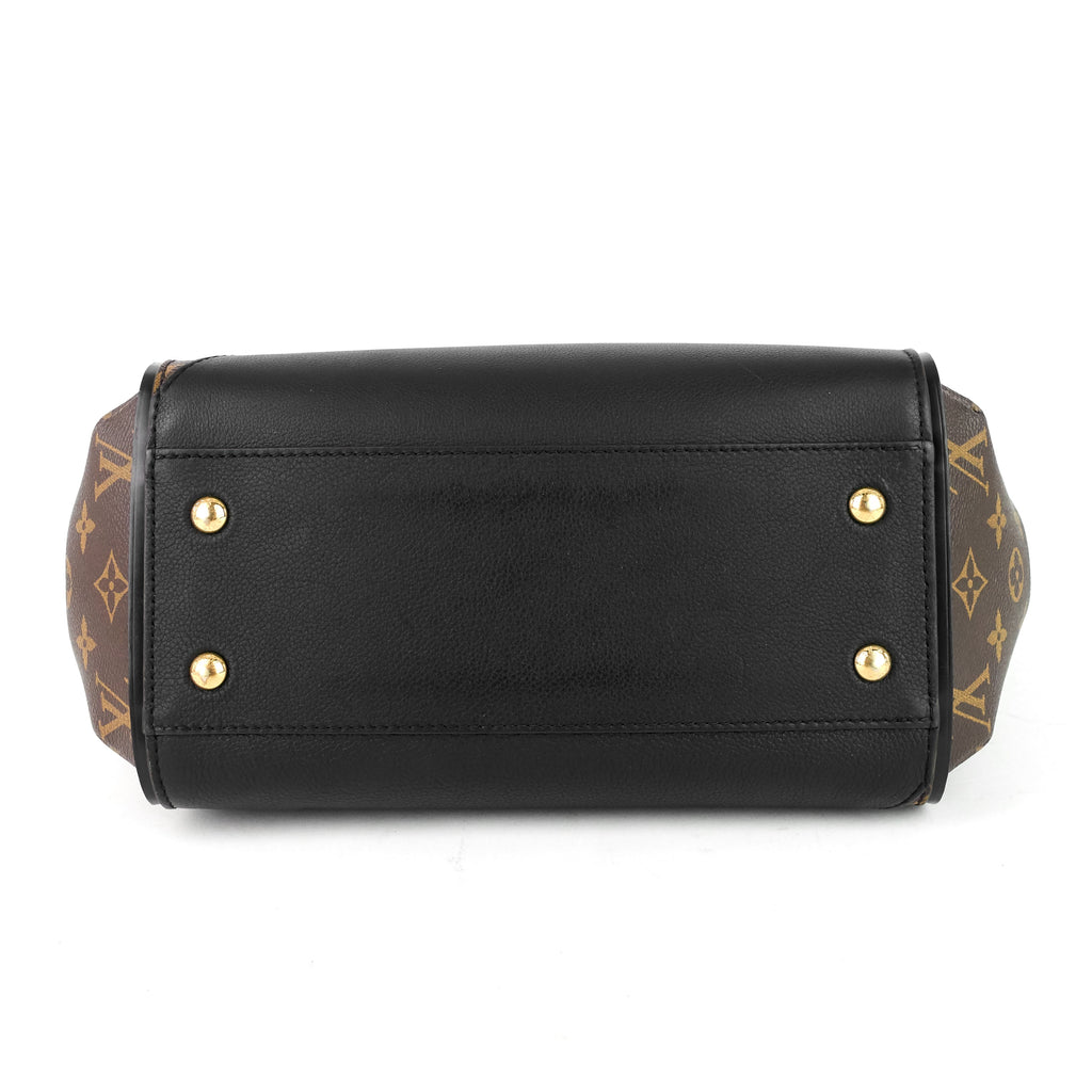 Louis Vuitto Kimono Monogram Canvas and Black Leather Bag
