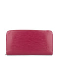Louis Vuitto Zippy Wallet Fuchsia Epi Leather Wallet
