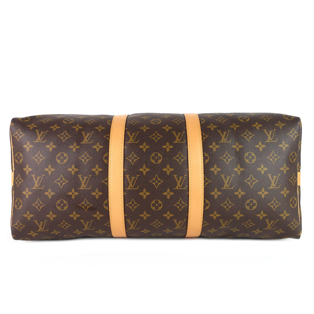 Louis Vuitto Keepall 50 BandouliÃ¨re Monogram Canvas Bag