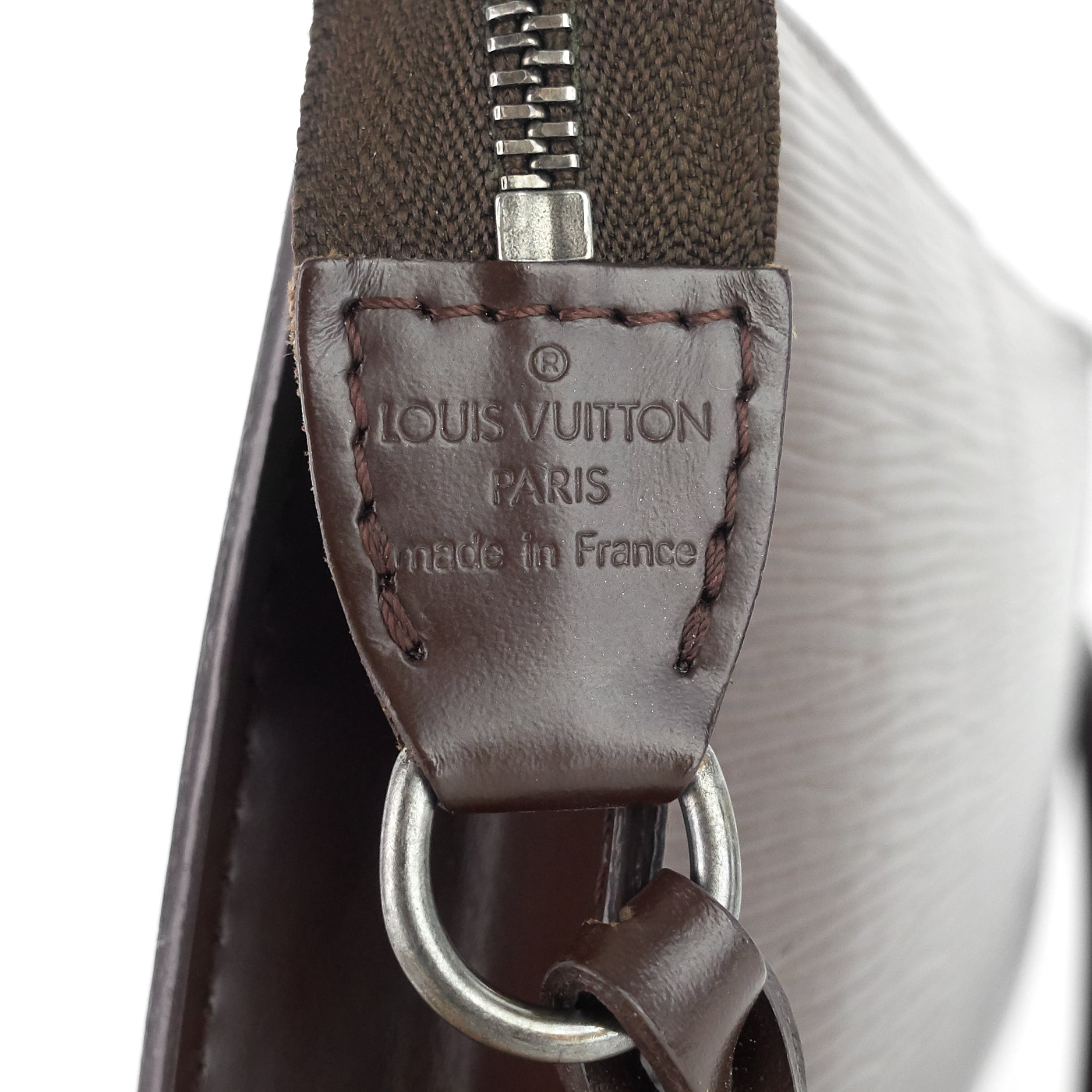 Louis Vuitto Pochette Accessoires Brown Epi Leather Bag