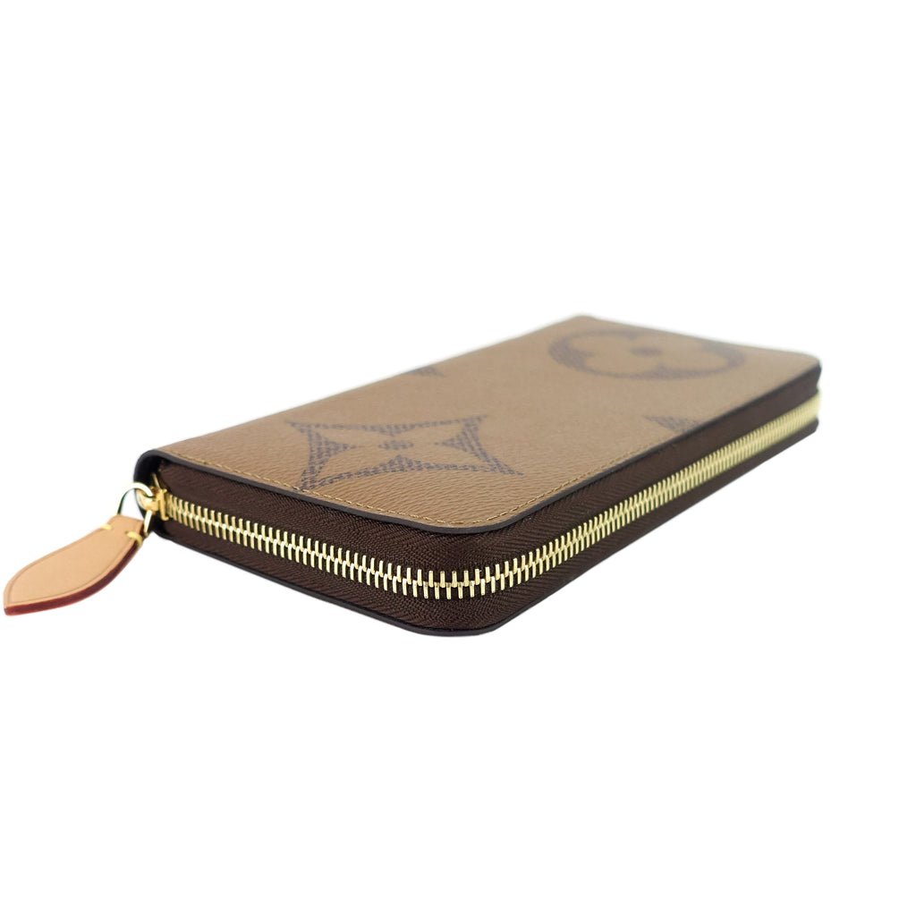 Louis Vuitto Zippy Giant Reverse Monogram Canvas Wallet