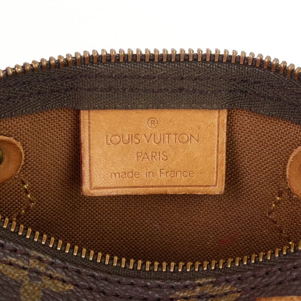Louis Vuitto Mini HL Speedy Monogram Canvas Bag with Strap