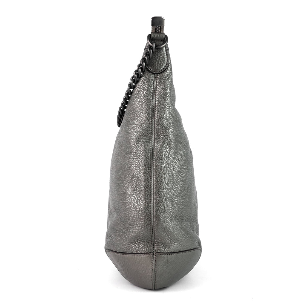 Gucci Soho Chain Pebbled Calf Leather Hobo Bag