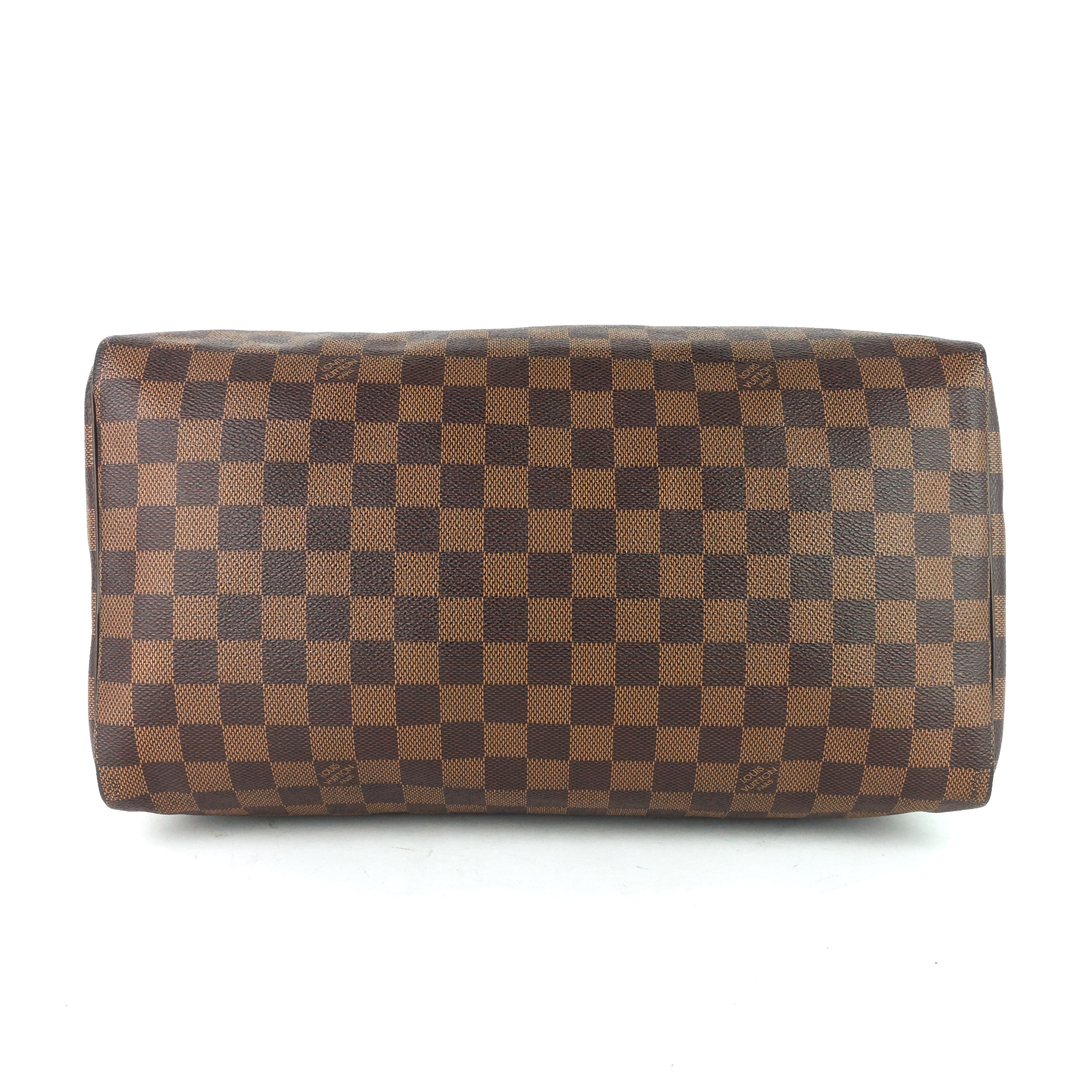 Louis Vuitto Speedy 35 Damier Ebene Canvas Bag