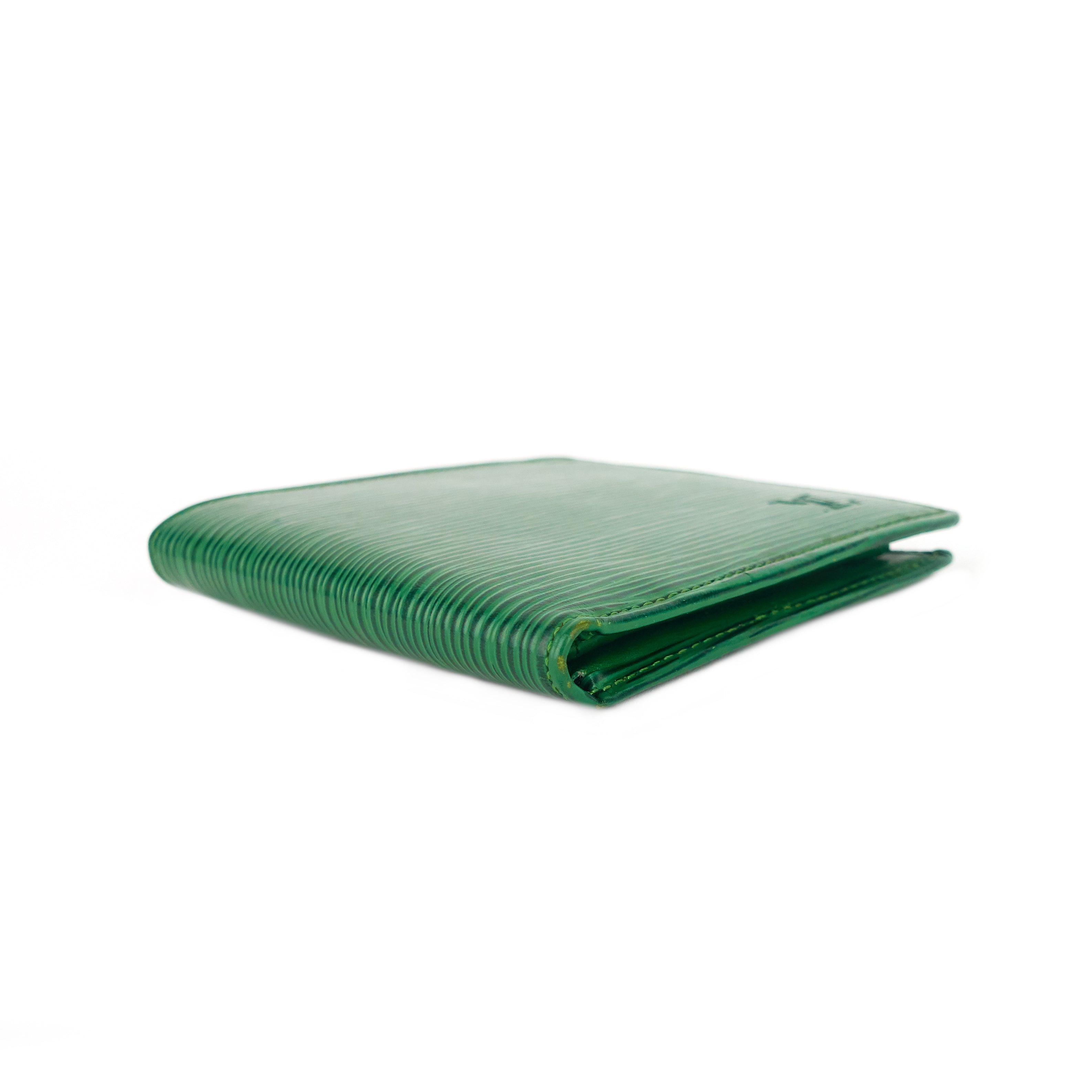 Louis Vuitto Marco Green Epi Leather Wallet