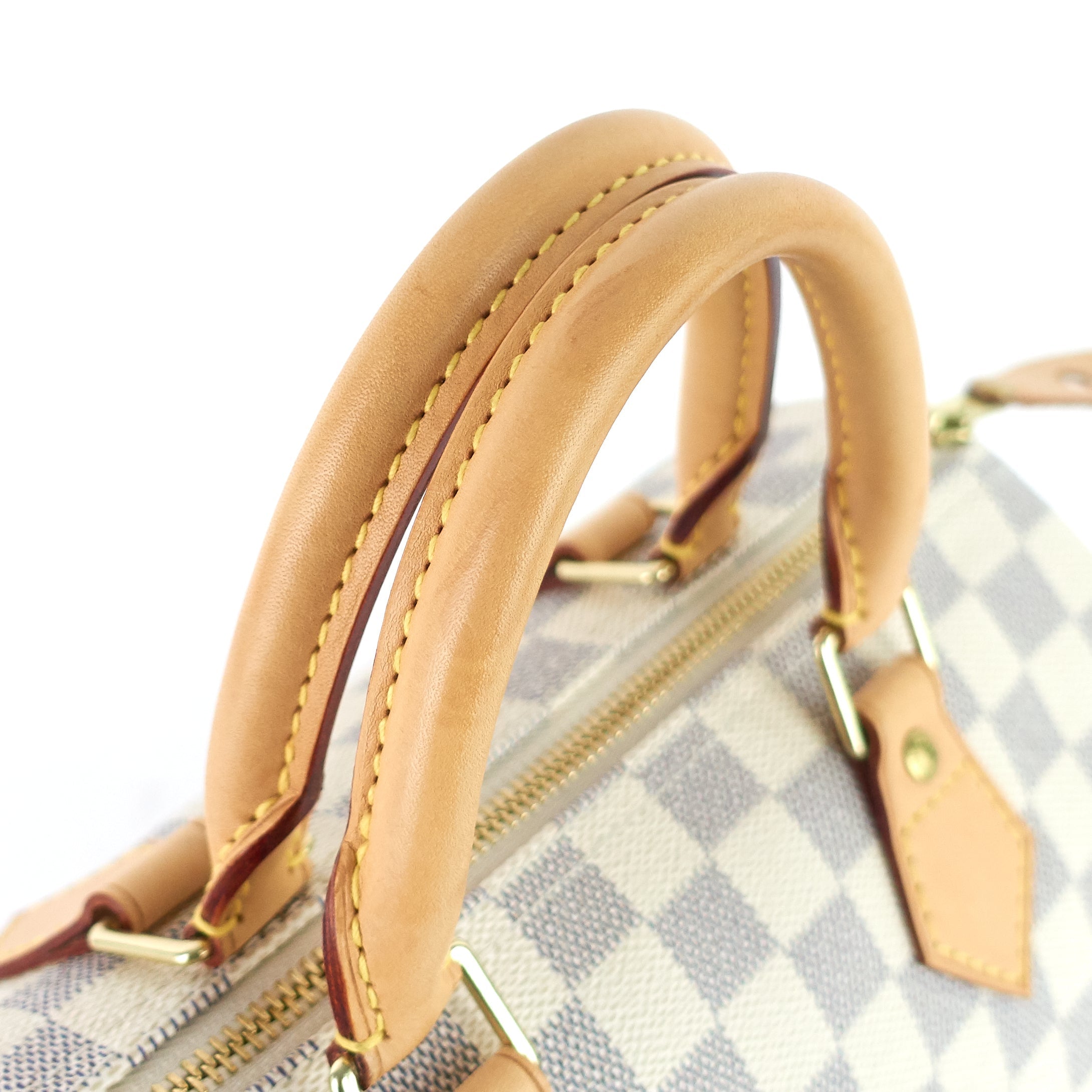 Louis Vuitto Speedy 25 Damier Azur Canvas Bag