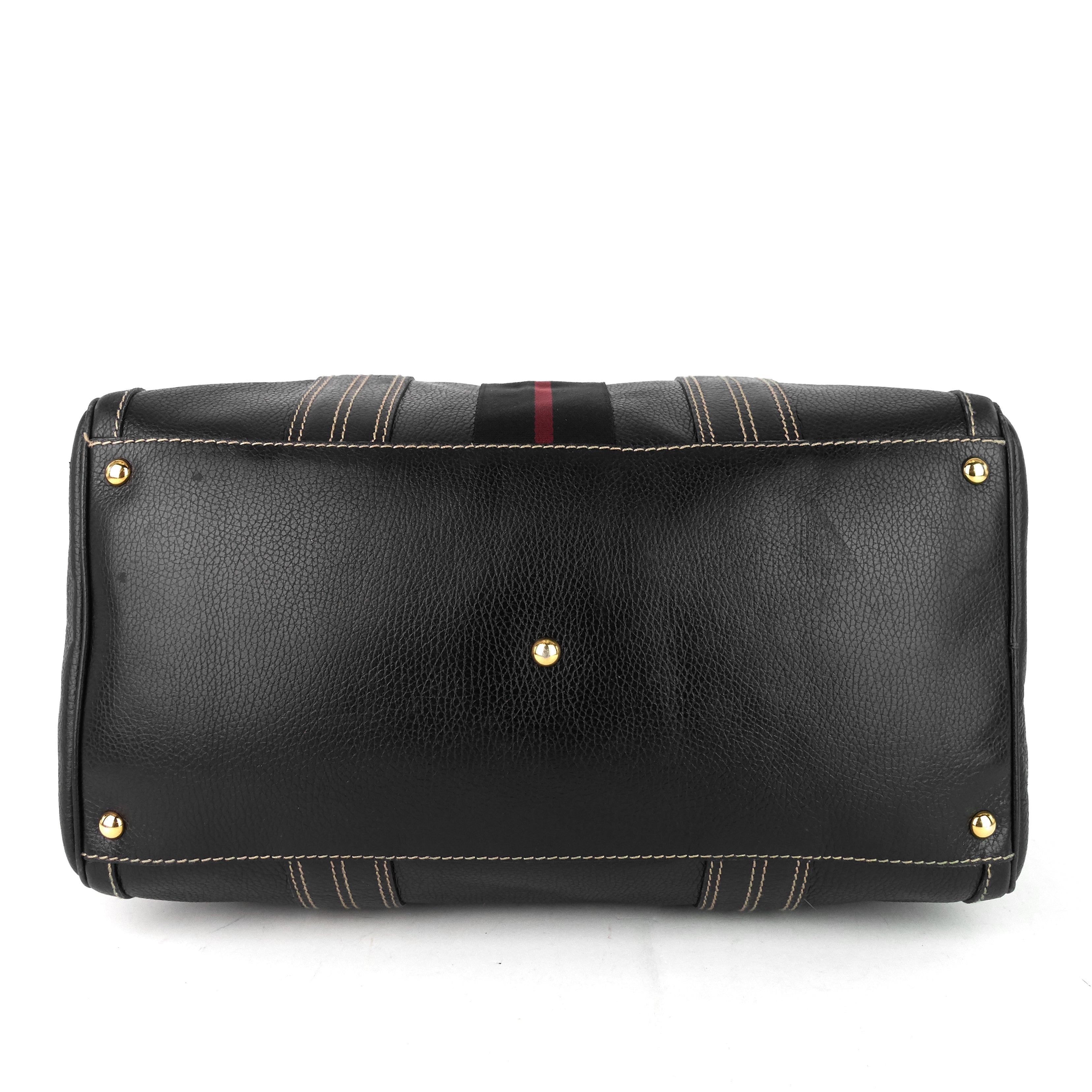 Gucci Aviatrix Large Leather Boston Bag