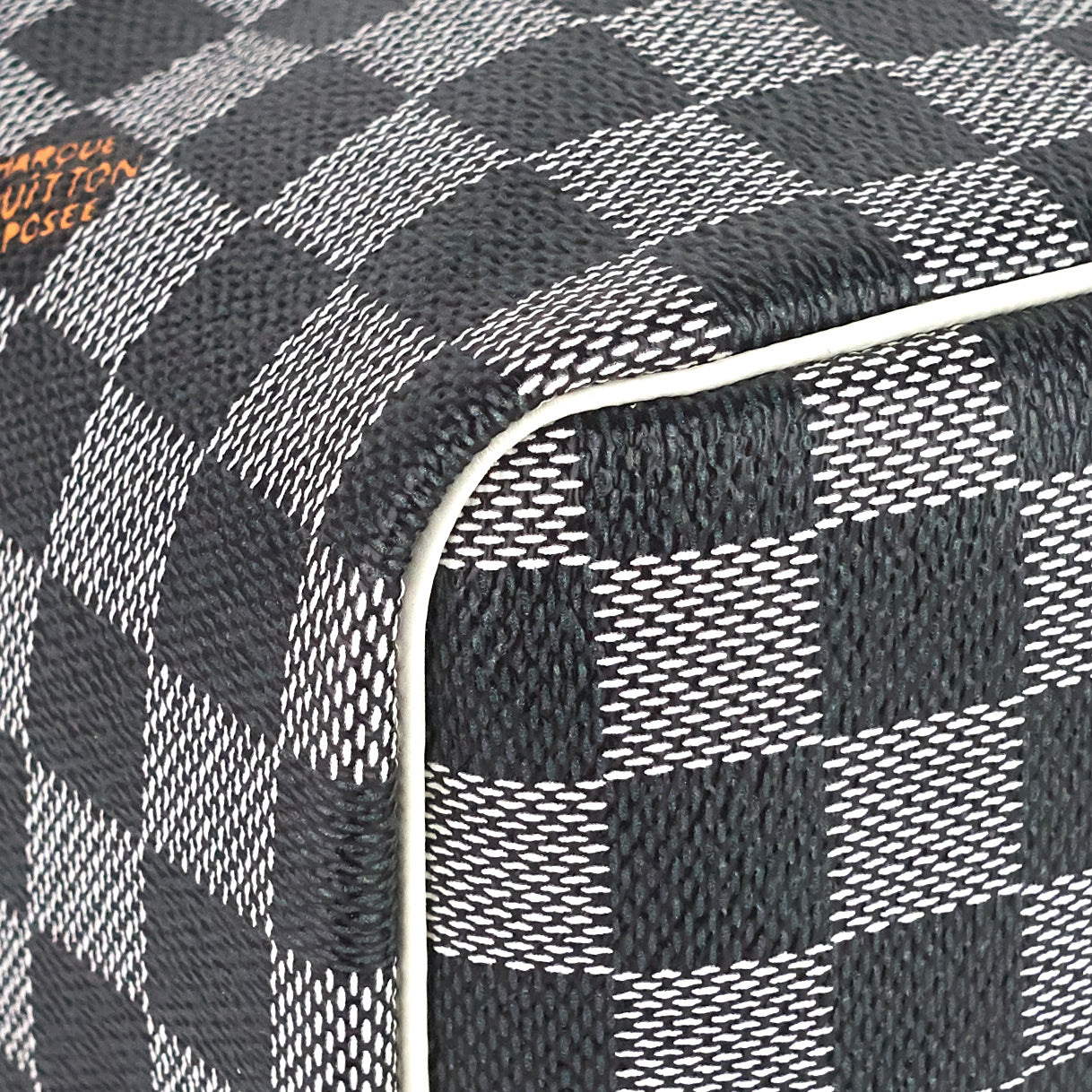 Louis Vuitto Speedy 30 BandouliÃ¨re Black White Damier Canvas Bag