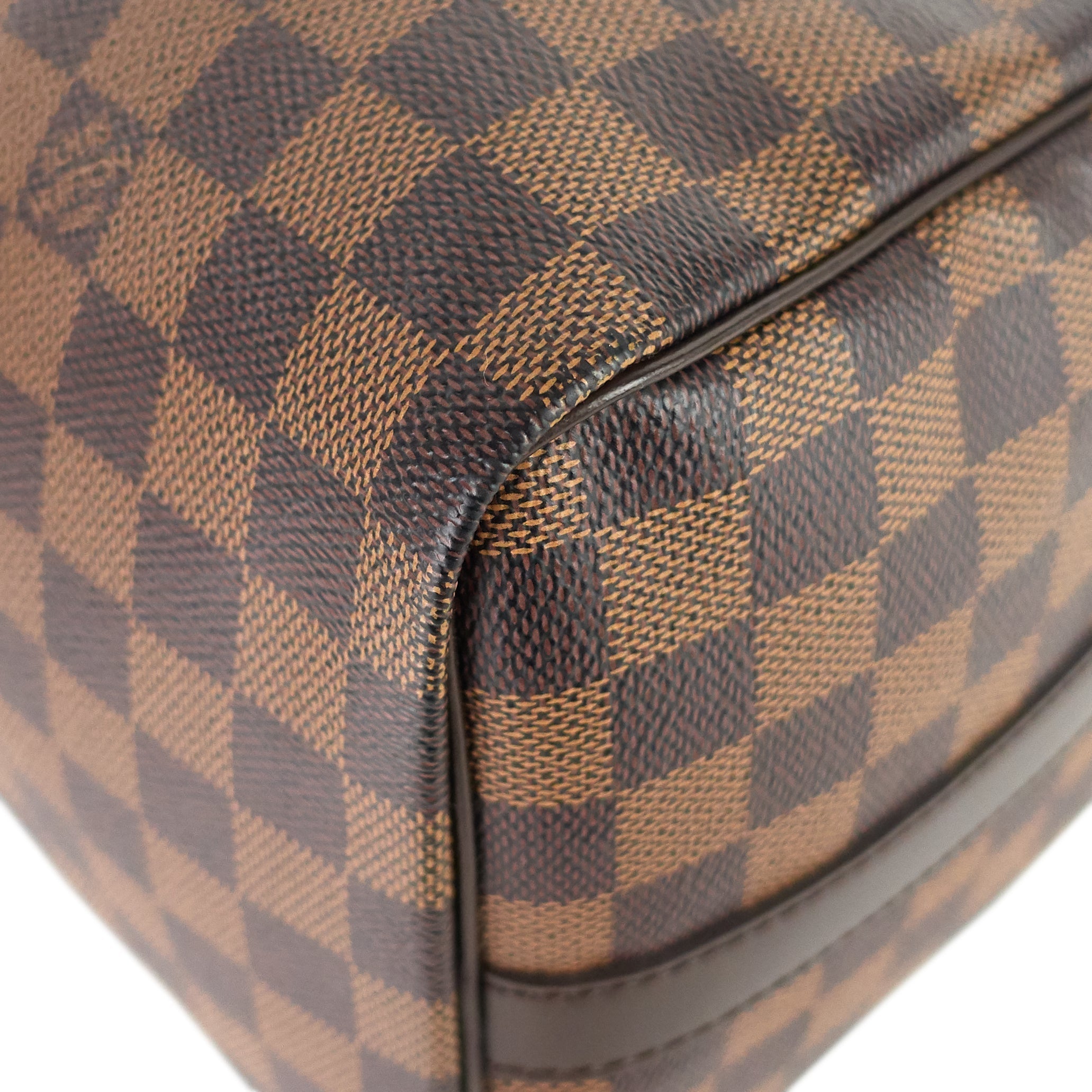Louis Vuitto Speedy 30 BandouliÃ¨re Damier Ebene Canvas Bag