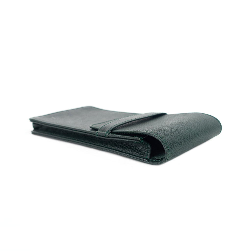 Louis Vuitto Green Taiga Leather Pen Holder