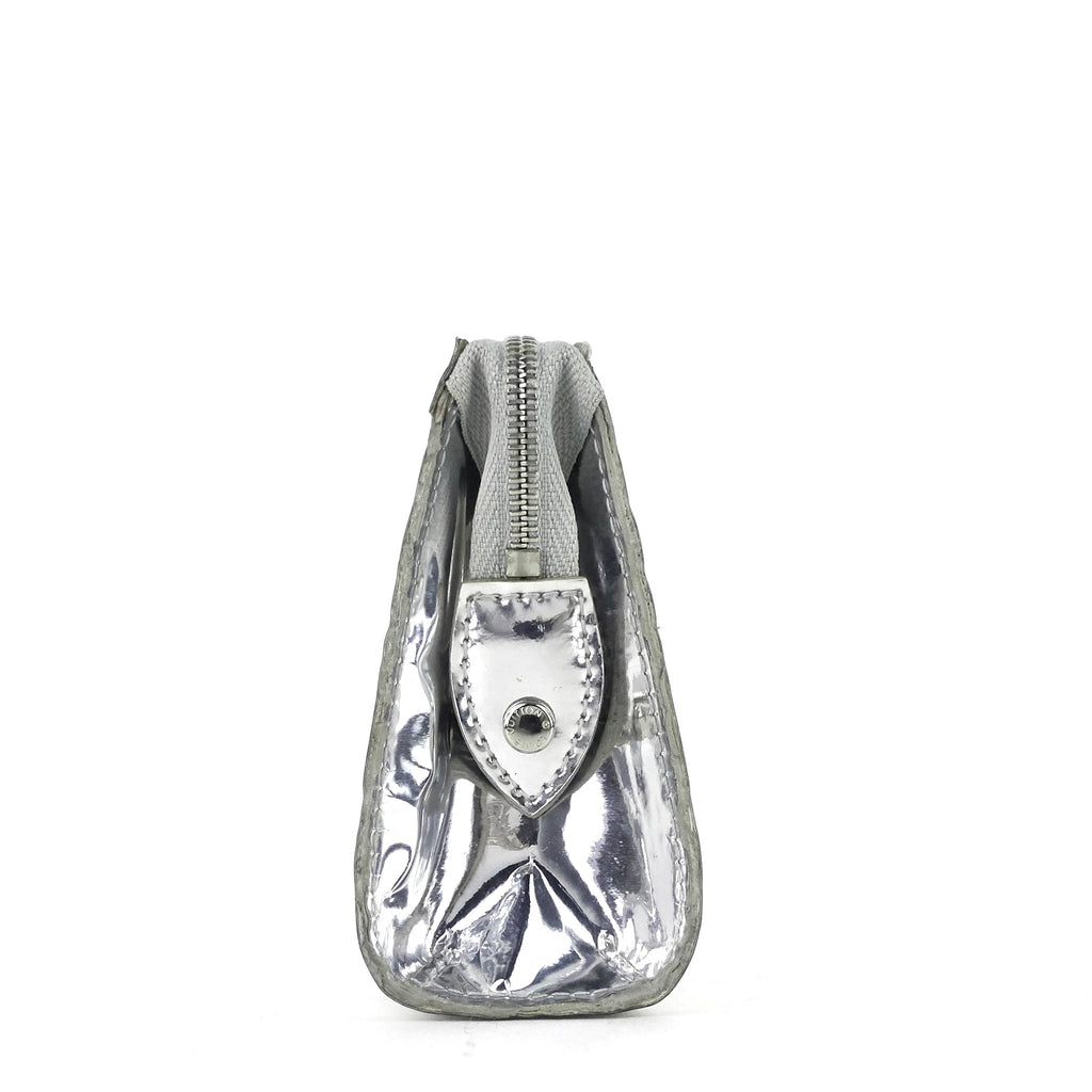 Louis Vuitto Miroir Trousse Silver Patent Leather Cosmetic Case