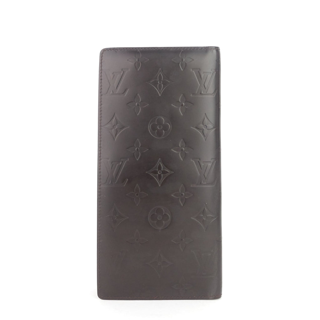 Louis Vuitto Portefeuille Glace Leather Double Wallet