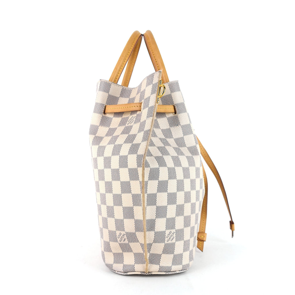 Louis Vuitto Girolata Damier Azur Canvas Tote Bag