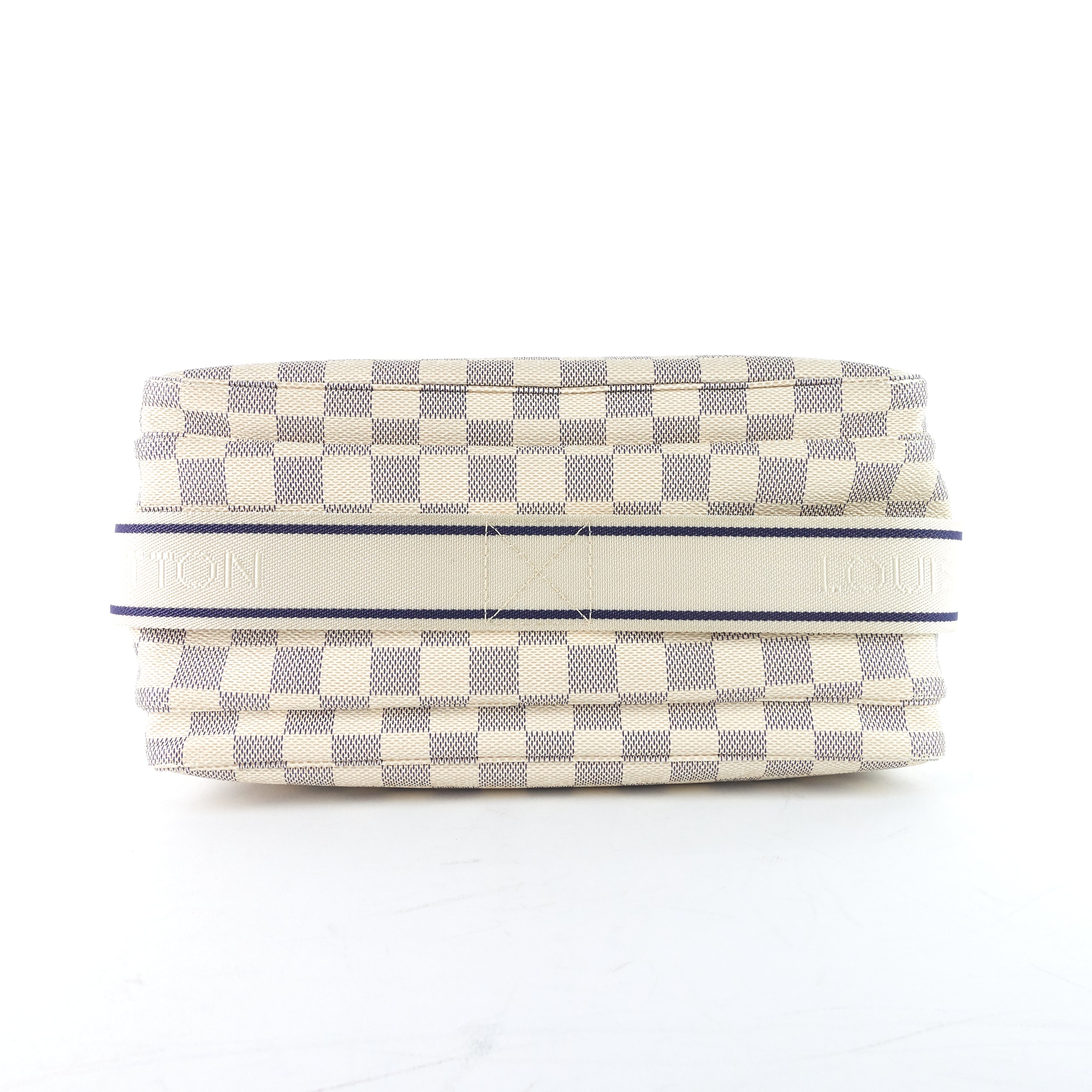 Louis Vuitto Naviglio Damier Azur Canvas Messenger Bag