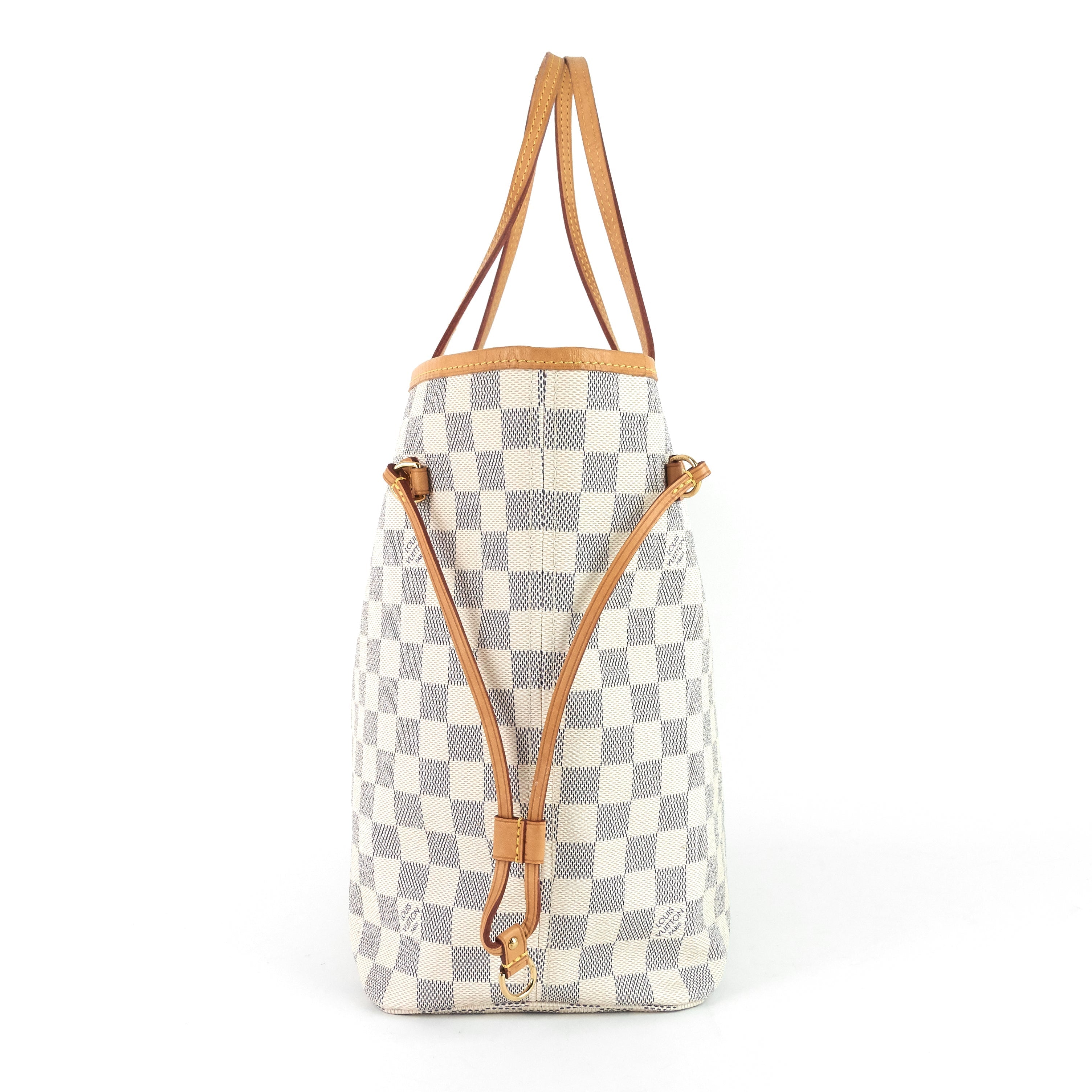 Louis Vuitto Neverfull MM Damier Azur Canvas Bag