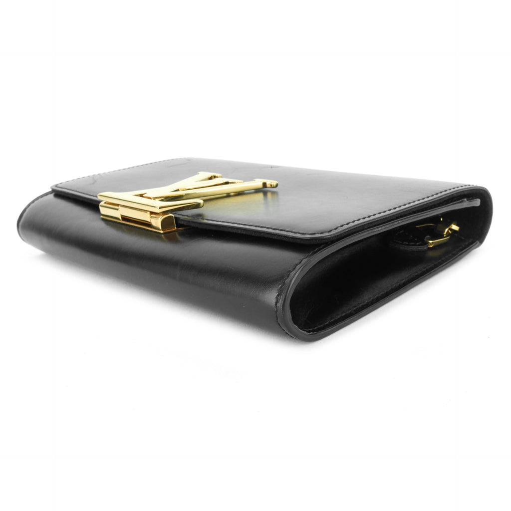 Louis Vuitto Louise GM Chain Calfskin Leather Bag