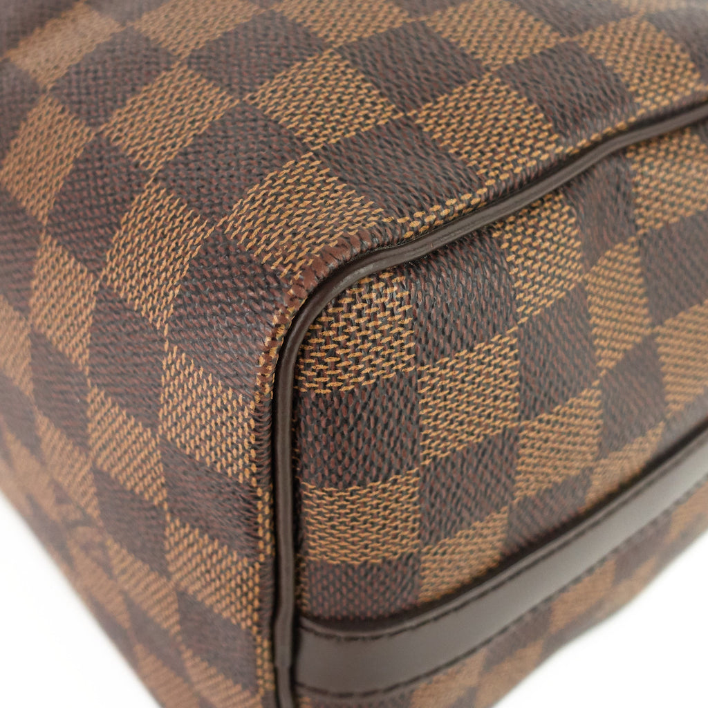 Louis Vuitto Speedy BandouliÃ¨re 25 Damier Ebene Canvas Bag