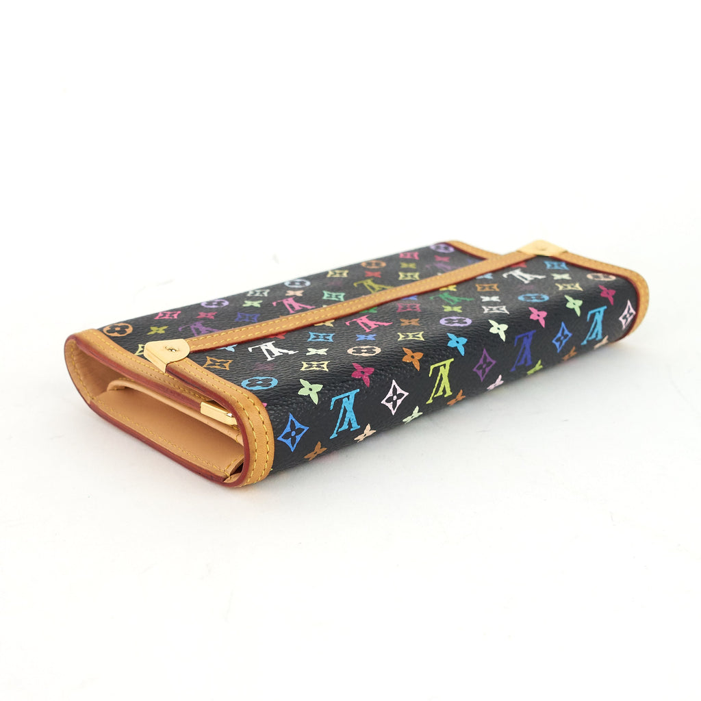 Louis Vuitto Porte Tresor Monogram Multicolore Canvas Wallet