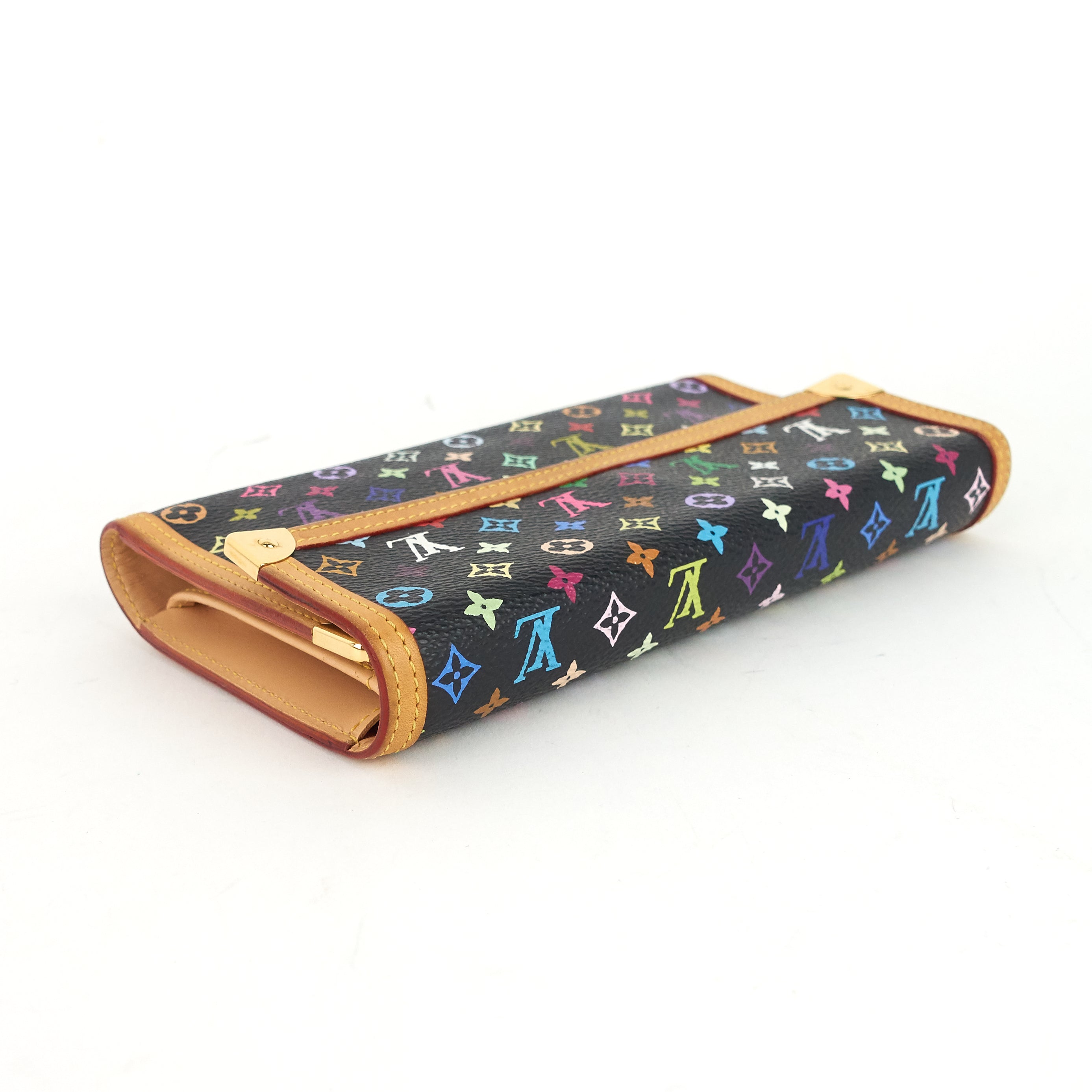 Louis Vuitto Porte Tresor Monogram Multicolore Canvas Wallet