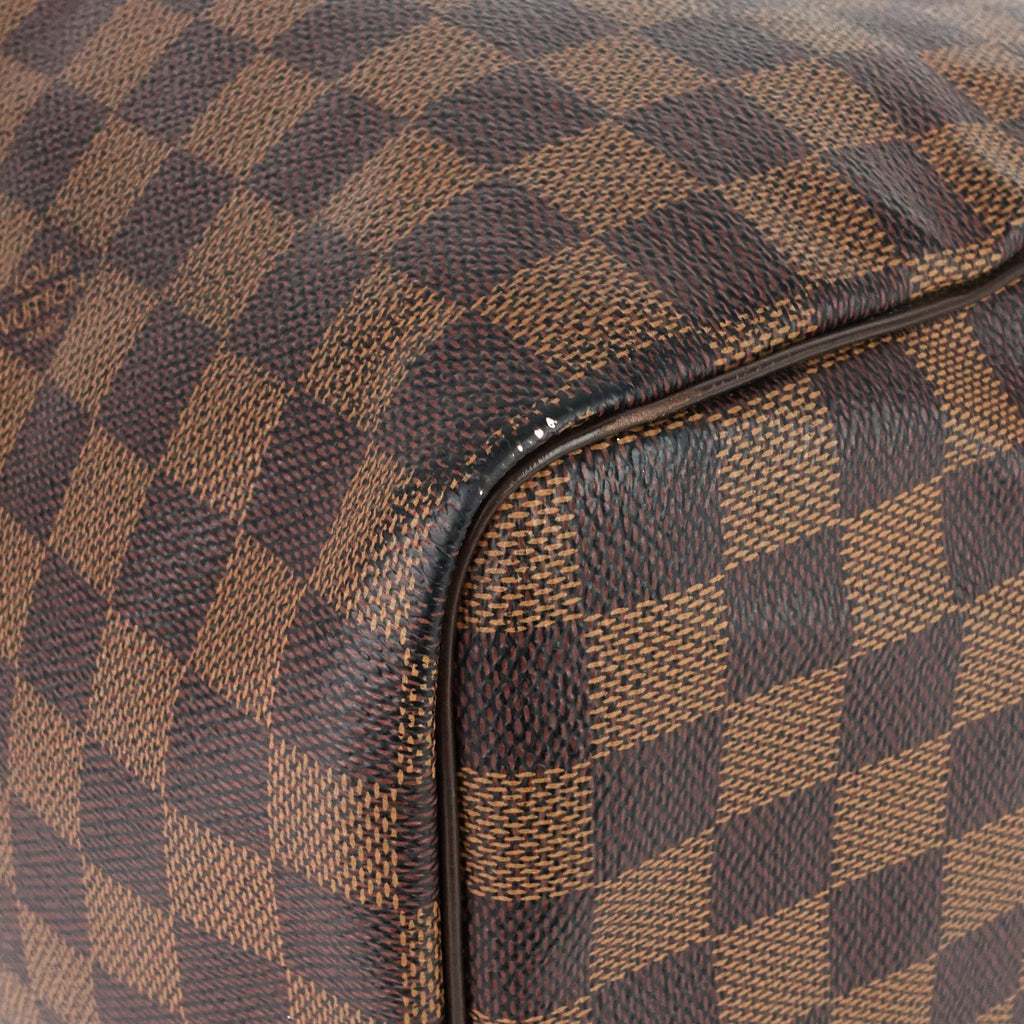 Louis Vuitto Speedy 35 Damier Ebene Canvas Bag