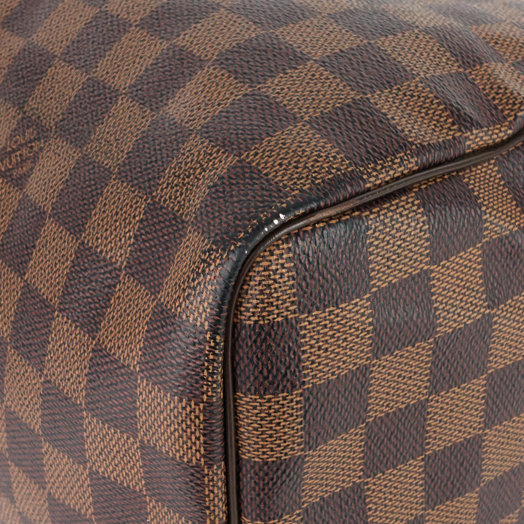 Louis Vuitto Speedy 35 Damier Ebene Canvas Bag