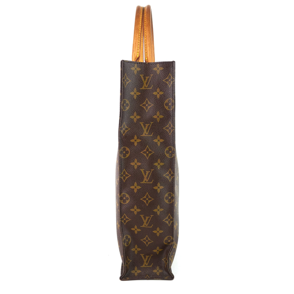 Louis Vuitto Sac Plat GM Monogram Canvas Handbag