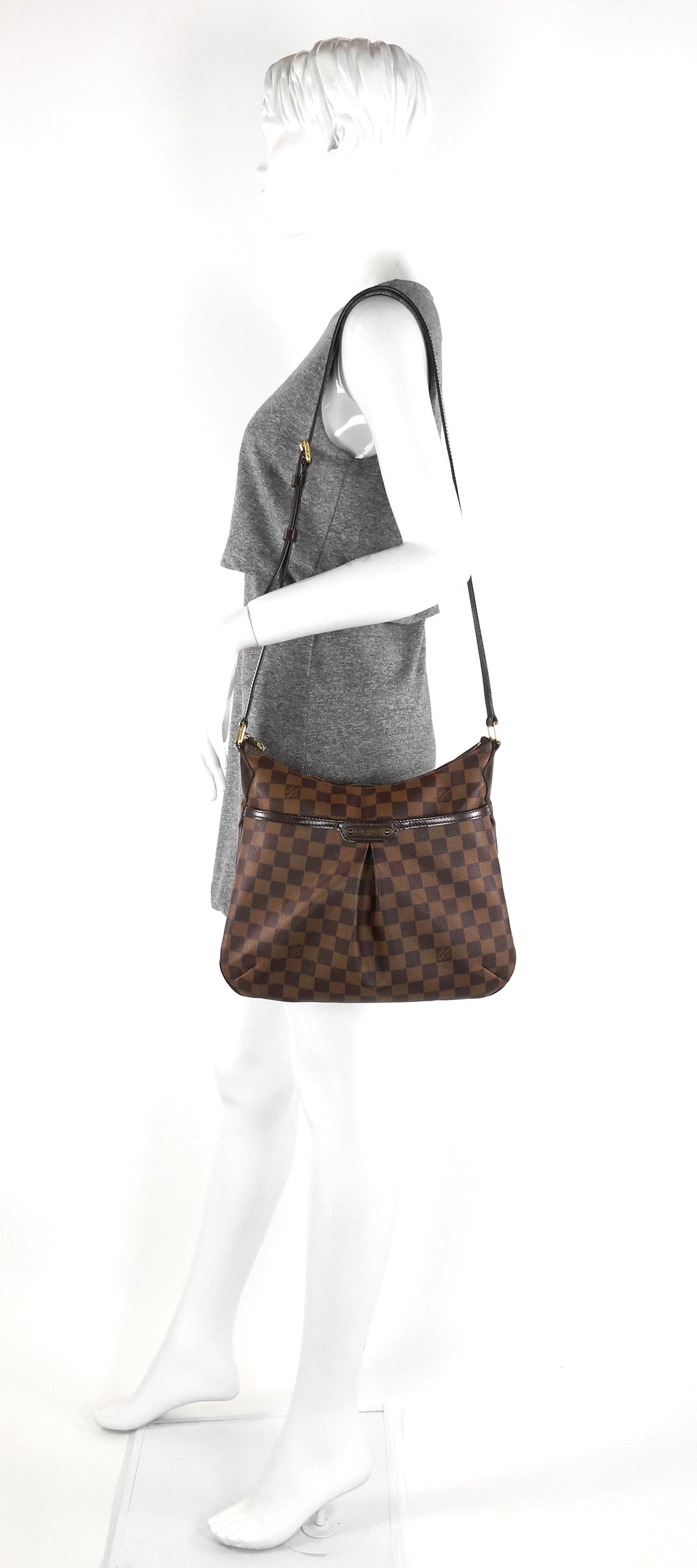 Louis Vuitto Bloomsbury PM Damier Ebene Canvas Bag